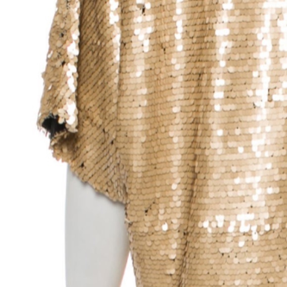 RACHEL ZOE Short Sleeve Sequined Top - Picture 6 of 6